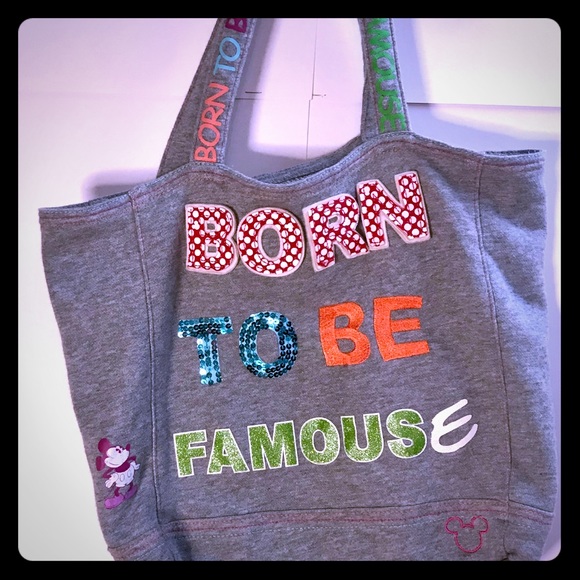 Disney Other - 💕SOLD💕DISNEY BORN TO BE FAMOUS TOTE BAG CARRY